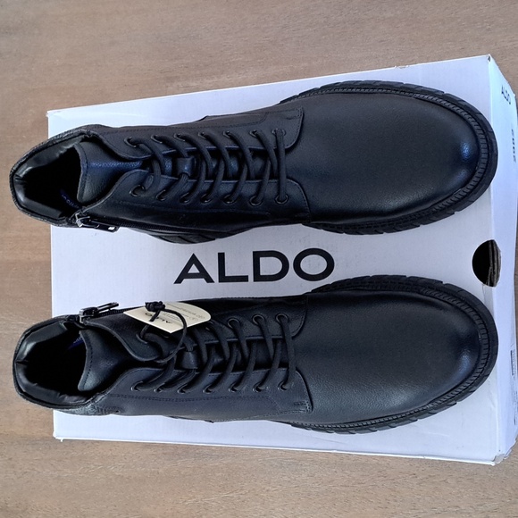Aldo Newfield Waterproof Lace-up boot - Color: Black - Size:10.5 - Picture 2 of 11